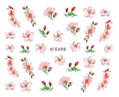Nail Art Stickers E Collection - Premium DIY Nail Decals for Women | Perfect for Parties, Weddings & Everyday Fashion