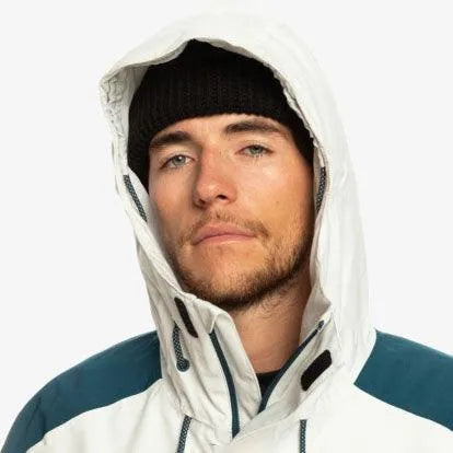 Quiksilver Snow Radicalo Blue & White Snowboard Jacket – Waterproof & Insulated for Winter Sports & Outdoor Adventures