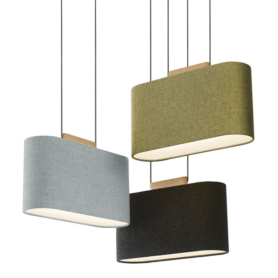 Brad Ascalon Belmont Pendant Pablo - Modern Minimalist Glass Pendant Light for Dining Room, Kitchen Island & Bedroom Lighting