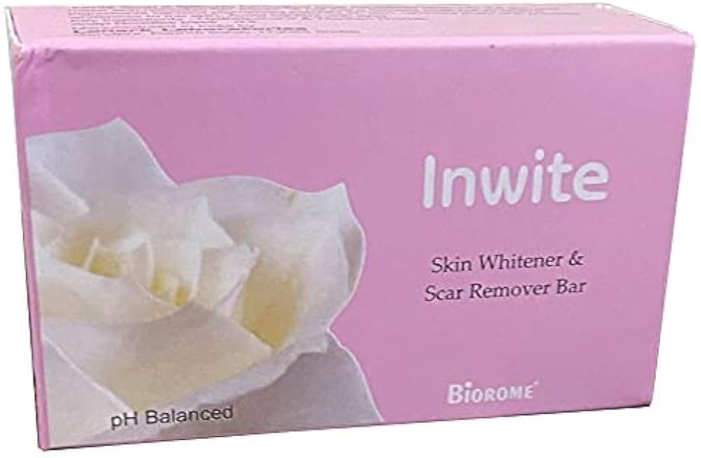 LYUD Pearl White Soap & Inwite Soap Bundle (2+2 Pack) - Skin Brightening, Scar Removal Soap for All Skin Types - 75g Each - Perfect for Daily Glow & Even Skin Tone Care Routine