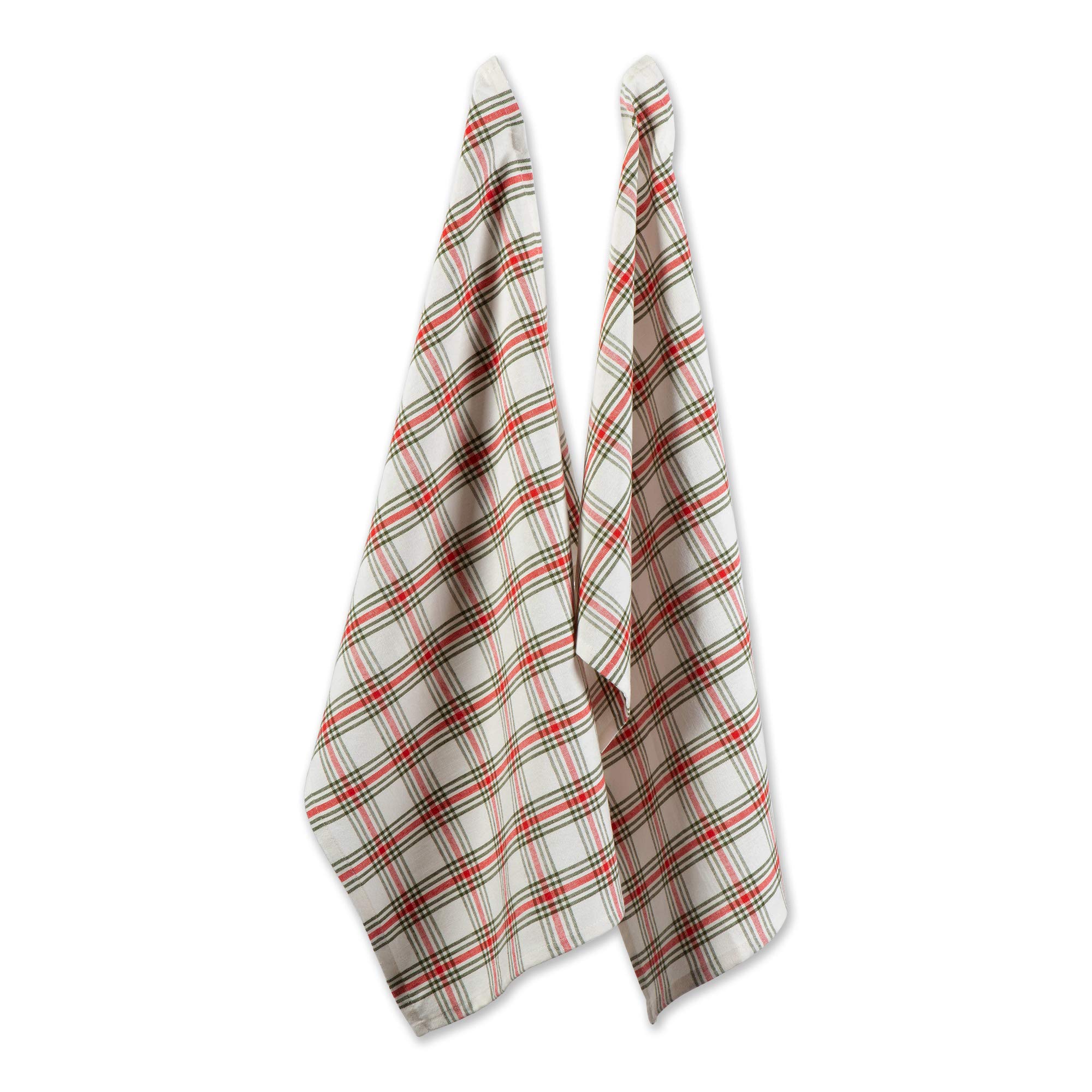 Christmas Kitchen Accessories & Décor Gift Set - 3-Piece Pot Holder & Dish Towels with Rudy Reindeer Design - Perfect for Holiday Cooking, Baking & Festive Home Decor