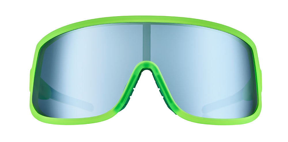 goodr Wrap G Sunglasses - Nuclear Gnar | Polarized UV Protection for Running, Cycling & Outdoor Sports
