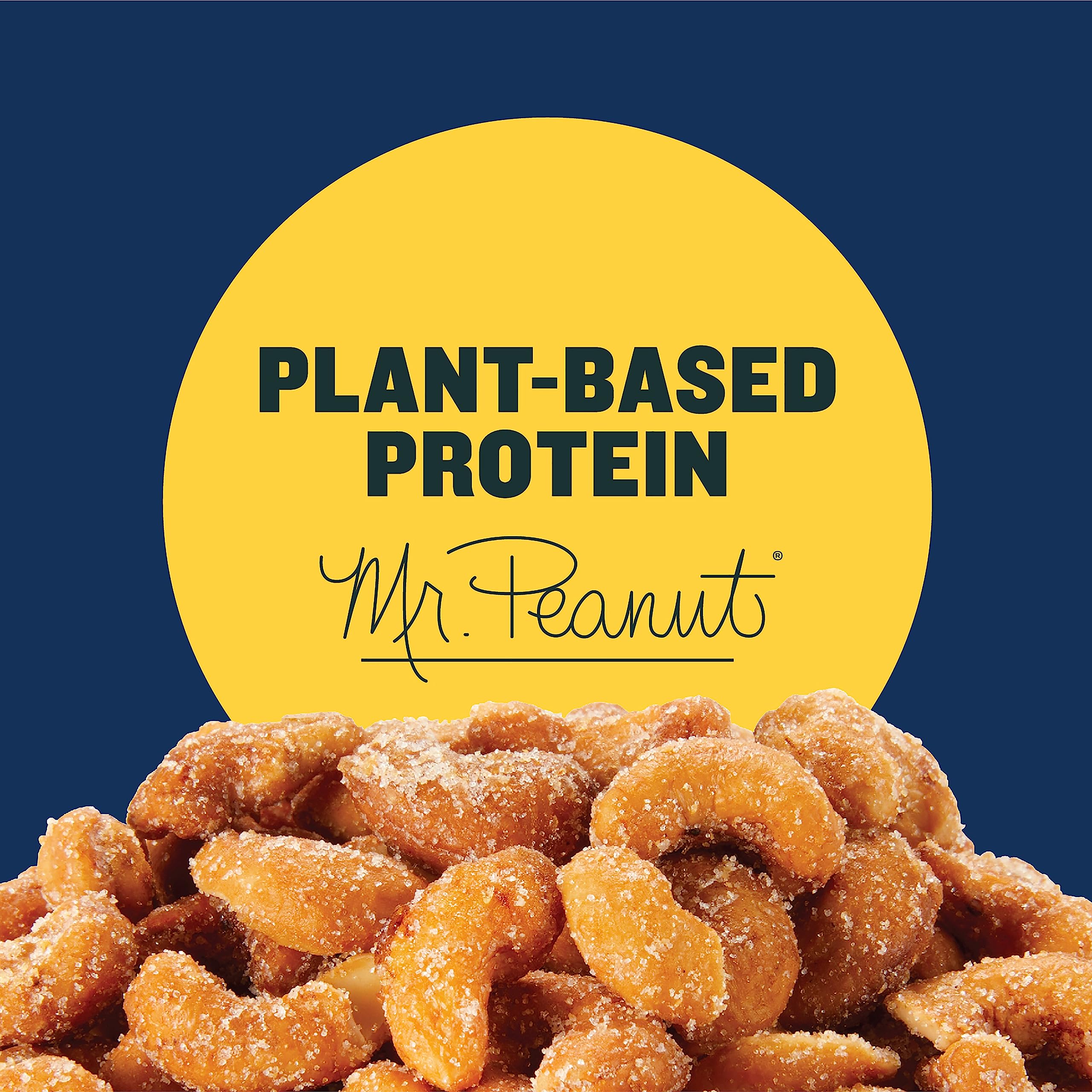 PLANTERS Deluxe Honey Roasted Whole Cashews – Sweet & Salty Healthy Snack, Vegan Protein Source, 3oz Bags (12-Pack) | Perfect for Office Snacks, Travel & Party Treats