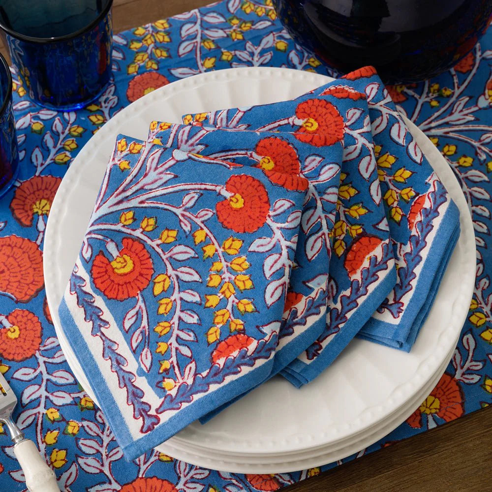 Beautiful Cactus Flower Blue & Poppy Collection - Perfect for Home Decor, Wedding Centerpieces, and Gift Giving