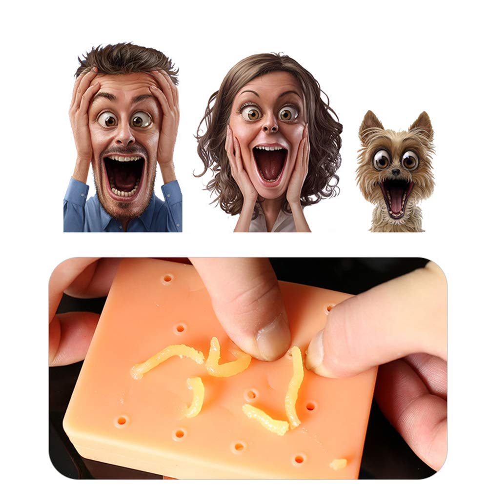 Pimple Popping Toy Refill - Squeeze Acne Stress Relief Game, Funny Peach Pimple Popper for Anxiety Relief | Stop Picking Your Face | Perfect for Stress Management & Sensory Play at Home or Office