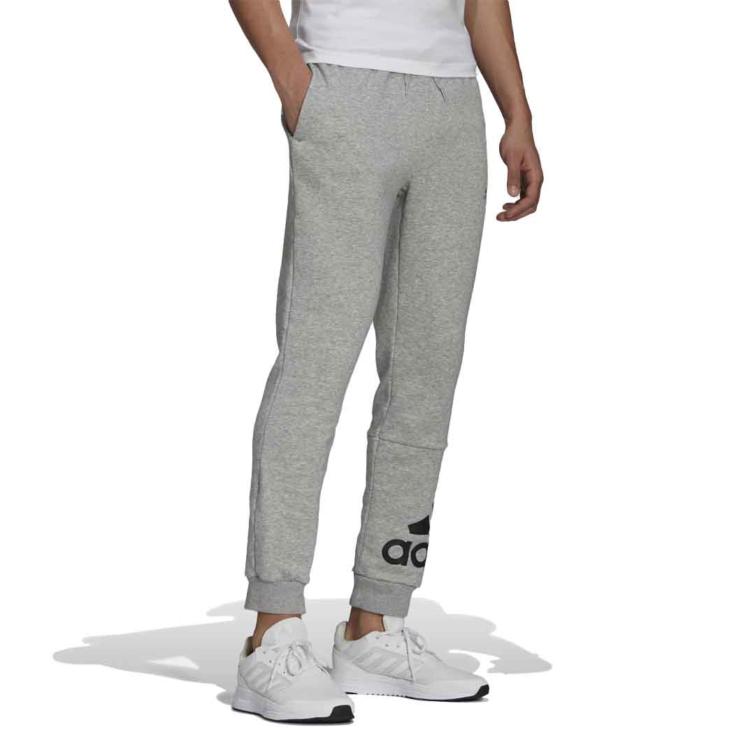adidas Men's Tapered Cuff Fleece Pants GK8969 - Comfortable Winter Joggers for Running, Lounge & Casual Wear