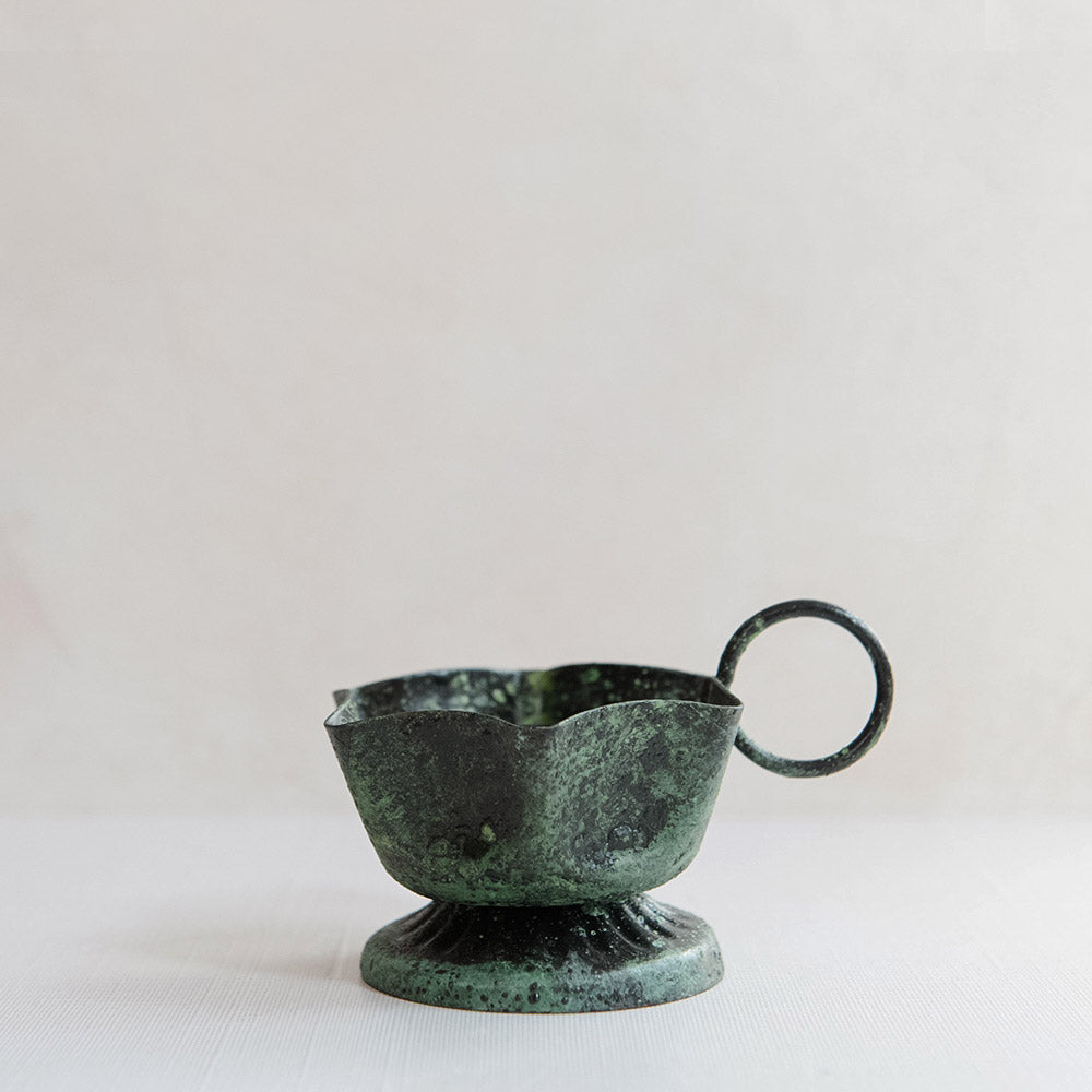 Emerald Iron Candle Holder - Elegant Home Decor for Dining Table, Wedding Centerpiece & Romantic Ambiance