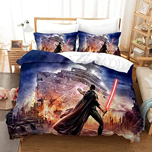 **Star Wars Baby Yoda Twin/Full/Queen Comforter Set - Super Soft Microfiber 3-Piece Bedding (90