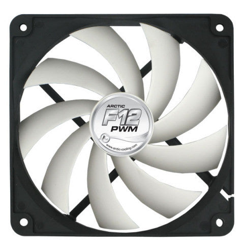 ARCTIC F12 120mm PWM PC Case Fan - High Performance Cooling for Gaming PCs, Workstations & Home Computers - Ultra Quiet Computer Cooling Fan for Optimal Airflow
