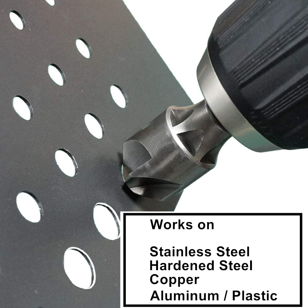 CONQUER Professional Deburring and Chamfering Tool Set for Metal, Plastic & Wood - Perfect for DIY, Automotive, and Metalworking Projects