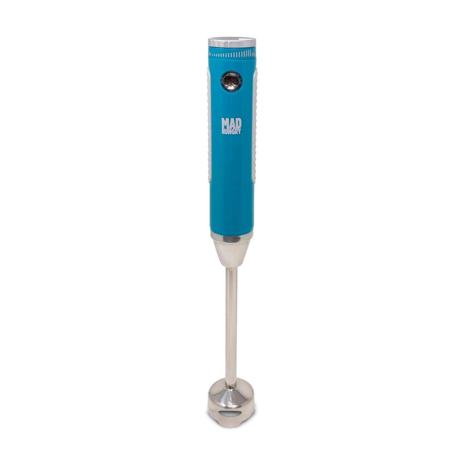 Mad Mixer Blue Hand Blender - Powerful 2-Speed Immersion Blender for Smoothies, Soups & Sauces - Perfect for Kitchen, Baby Food & Meal Prep