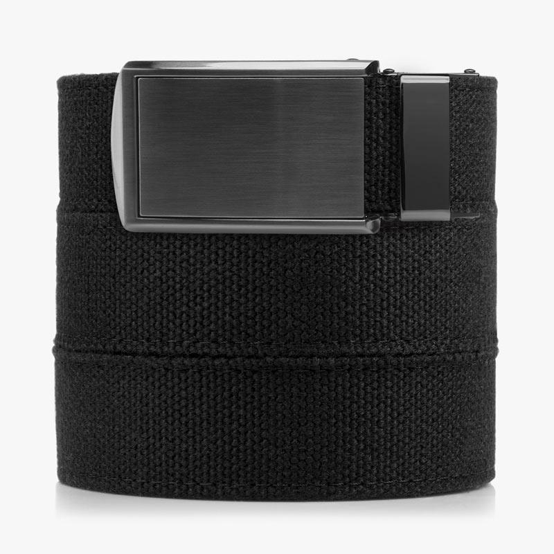 Custom Black Canvas Belt for Men & Women - Adjustable Waist Strap for Jeans, Pants & Casual Wear | Durable & Stylish Fashion Accessory