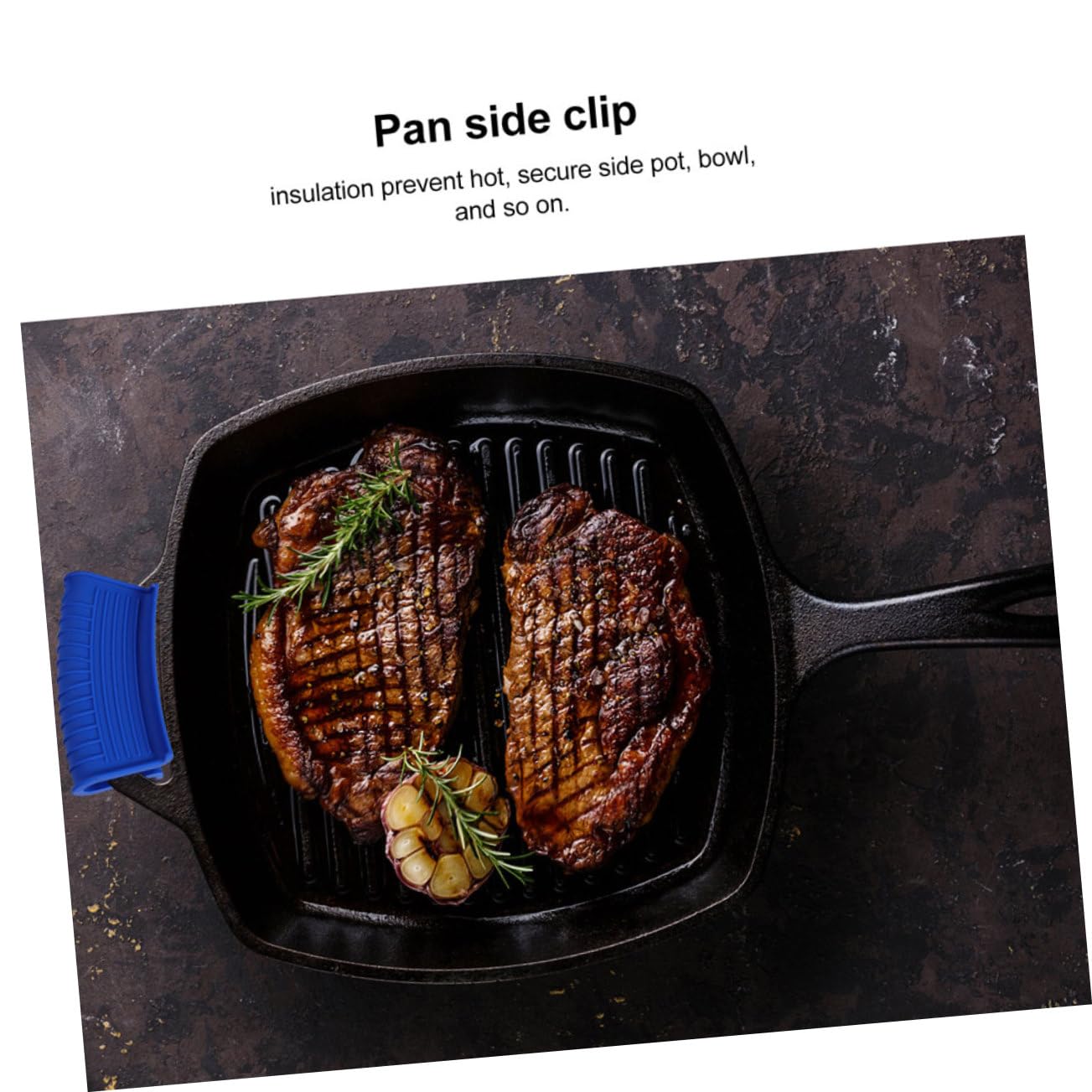 DOITOOL 4-Piece Silicone Pot Handle Covers - Heat Resistant Skillet Grip Protectors for Cast Iron Pans, Woks & Mini Saucepan - Perfect for Cooking, Baking & Serving Hot Dishes Safely