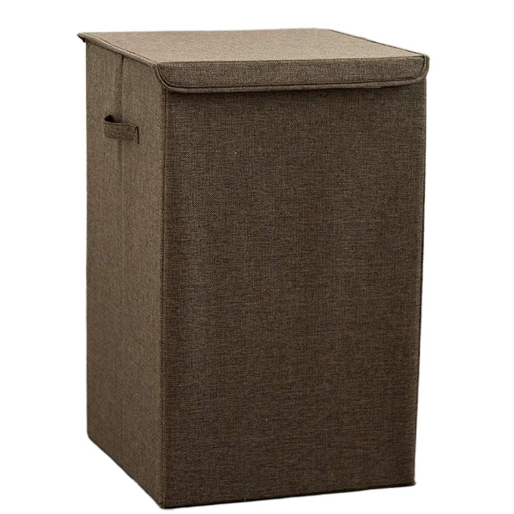Nordic Style Large Capacity Folding Laundry Basket with Handles - Breathable Clothes Storage Organizer for Bedroom, Bathroom & Laundry Room - Perfect for Home, Dorm & Travel Use