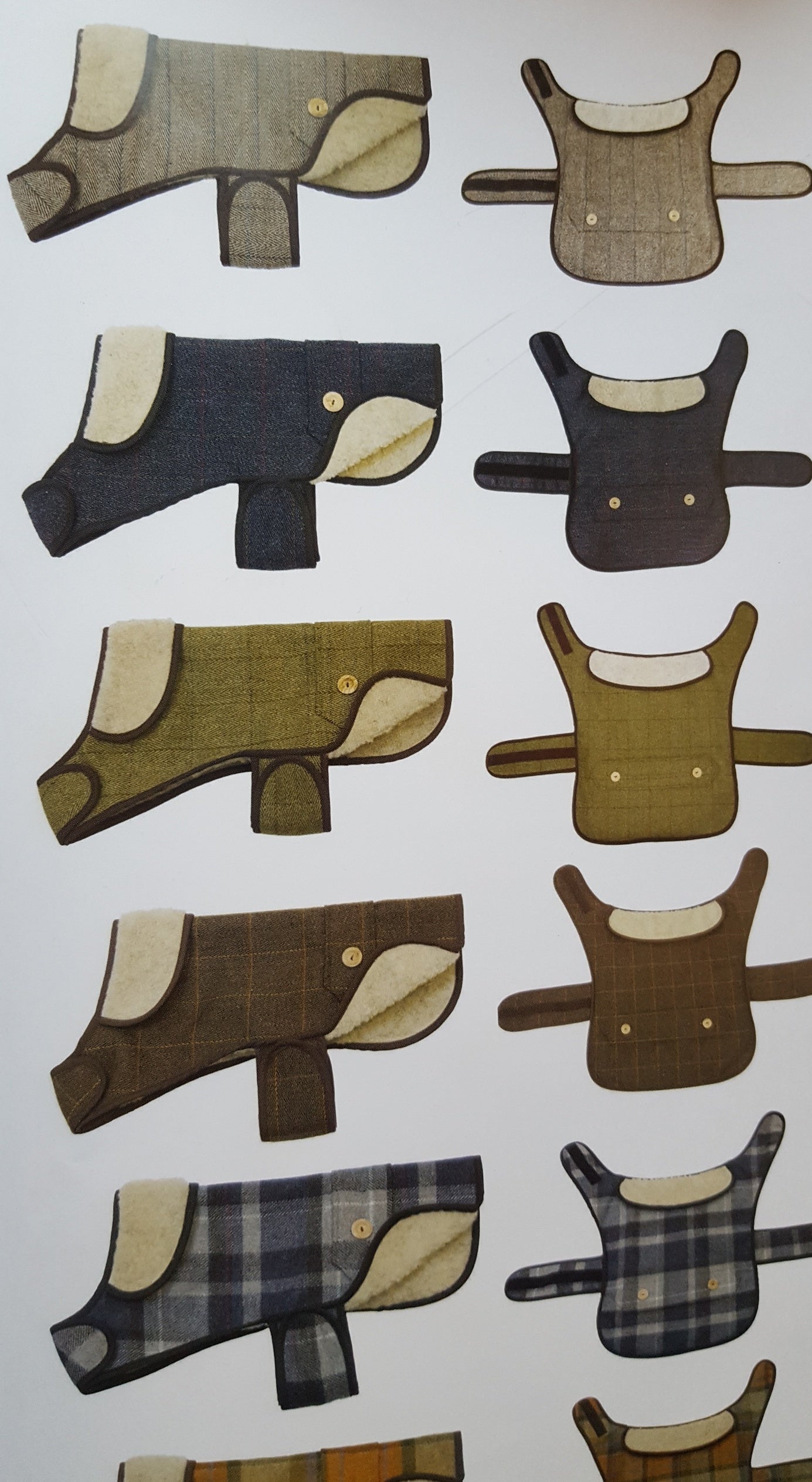 EARTHBOUND English Tweed Sherpa Dog Coat - Warm Winter Jacket for Small Medium Large Dogs - Perfect for Cold Weather Walks & Outdoor Adventures