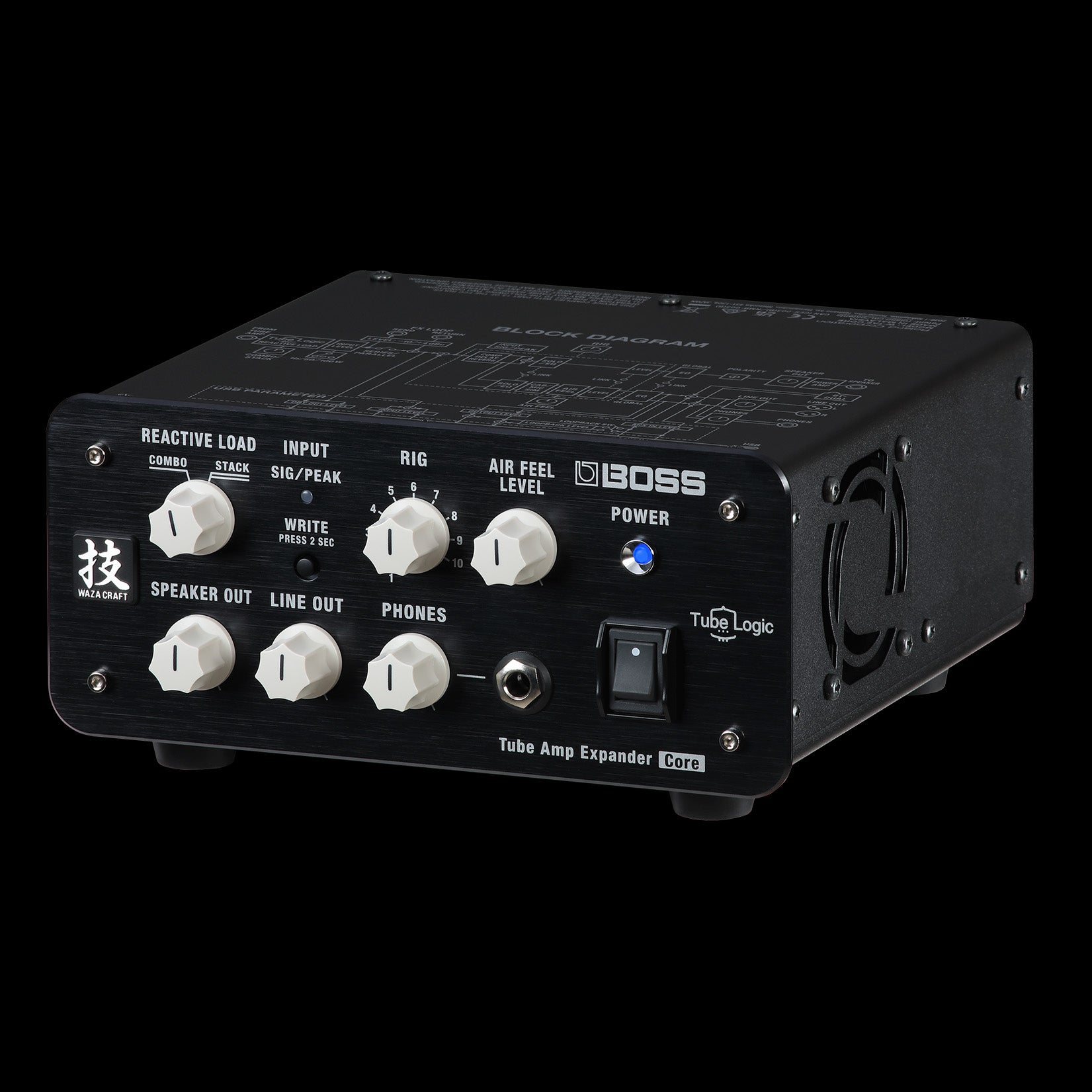 Boss Waza Tube Amp Expander Core Reactive Load Box for Guitar Amplifiers - Perfect for Home Studios & Live Performances