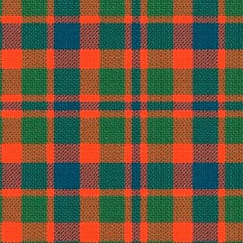 Glasgow Muted Tartan Plaid Fabric - Premium Scottish Wool Blend for Kilts, Scarves & Home Decor | Traditional Highland Style for Fashion & Interior Design