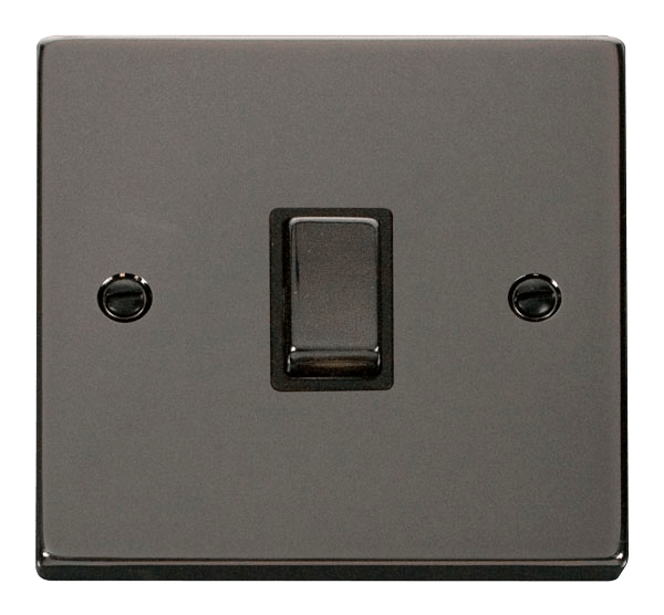 VPBN722BK 20A Double Pole Switch - Black Nickel Finish for Home & Office Electrical Installations | Durable & Stylish Light Switch for Modern Interiors