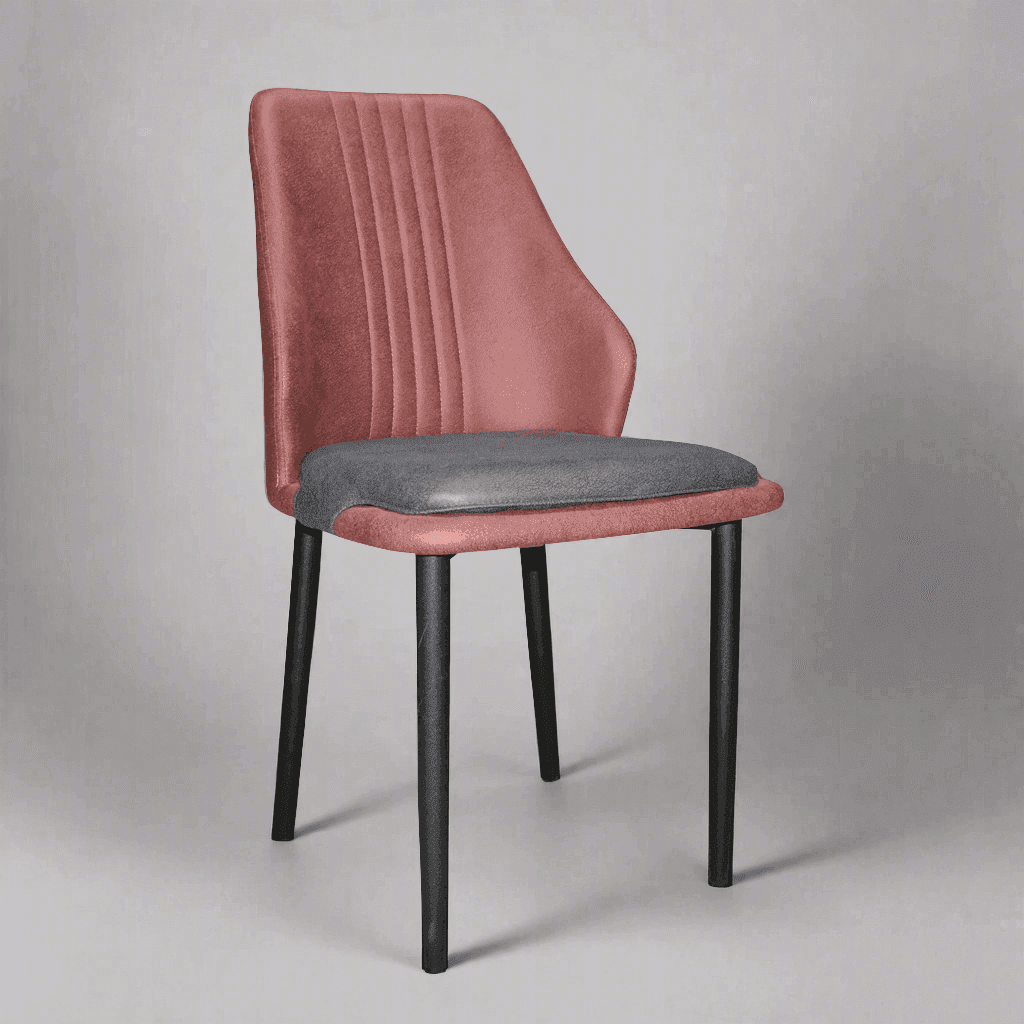 Julia Dining Chair - Modern Wooden Dining Room Chair with Upholstered Seat - Perfect for Kitchen, Dining Room, and Home Office Use