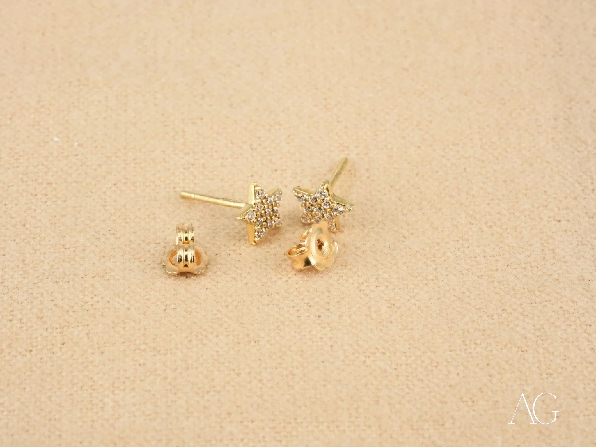 CZ Star Earrings for Women - Sparkling Cubic Zirconia Stud Earrings, Elegant Gift for Birthday, Anniversary & Party | Perfect for Daily Wear, Date Night & Special Occasions