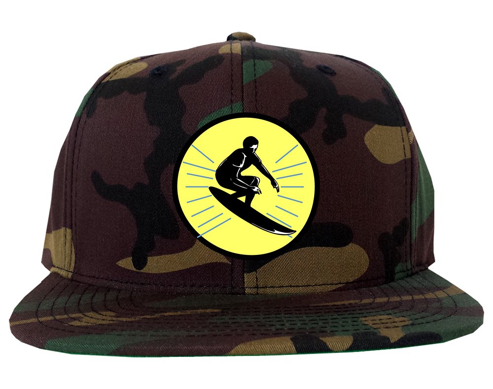 Men's Surfing Snapback Hat - Stylish Adjustable Cap for Surfers & Beach Lovers - Perfect for Surfing, Beach Outings & Outdoor Adventures