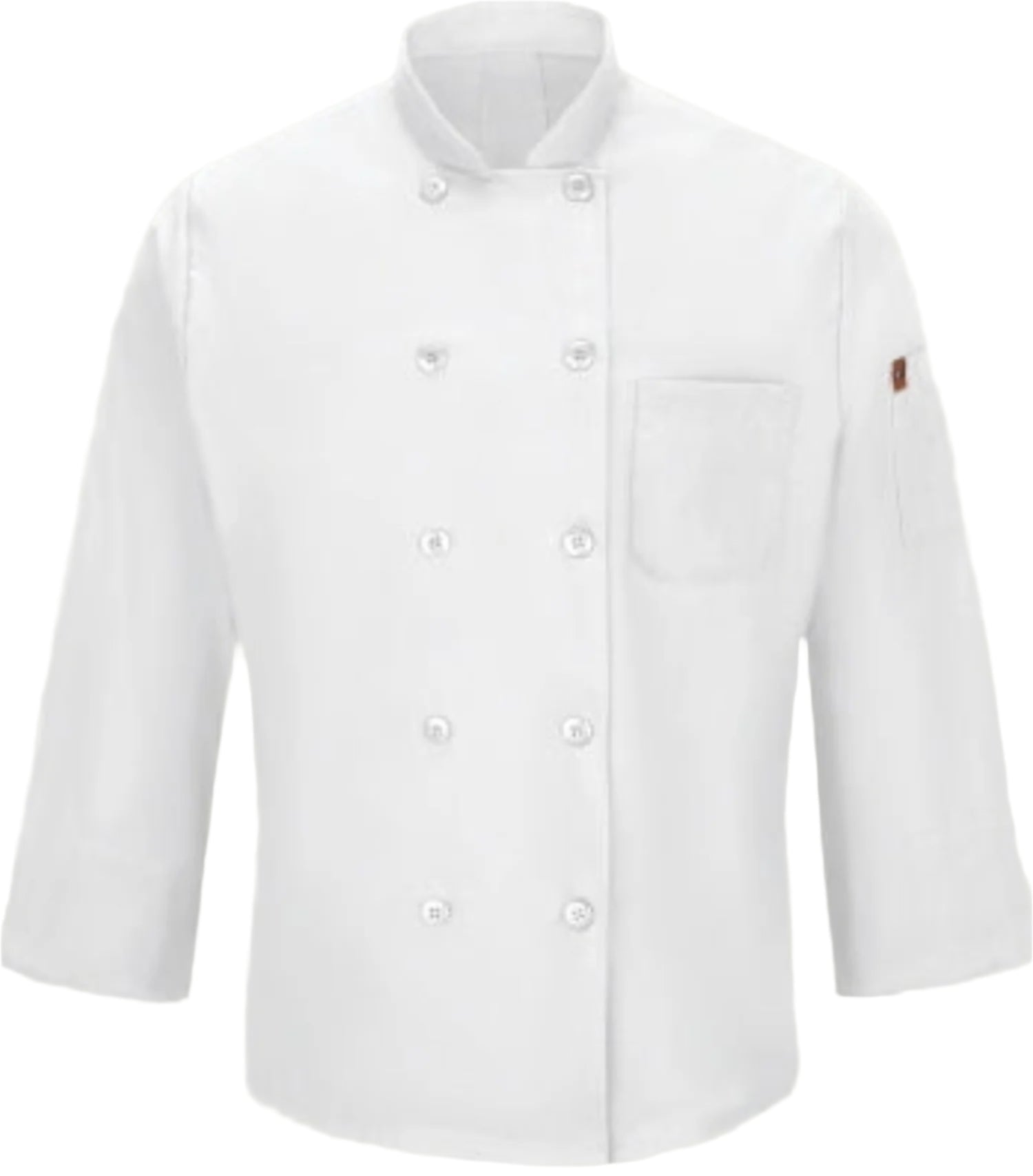 Red Kap Men's Oilblok + Mimix Button Up Chef Coat - Professional Kitchen Uniform for Cooking, Baking & Food Service - Flame Resistant & Stain Resistant Workwear