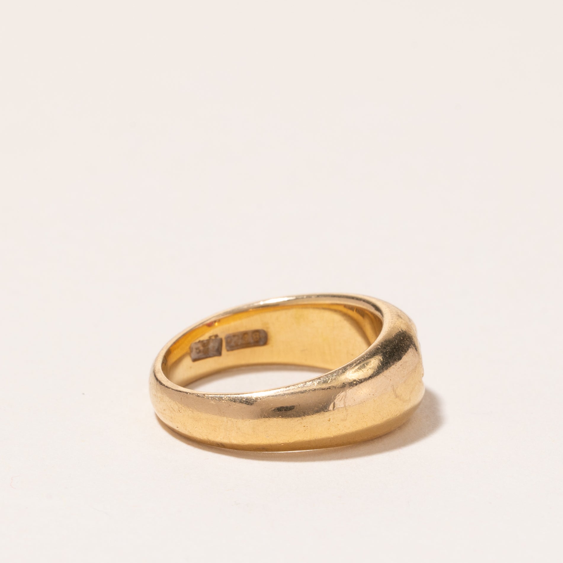 18k Yellow Gold Ruby Ring - 0.26ct Natural Ruby Engagement Ring for Women, Size 6 | Perfect for Valentine's Day Gift, Anniversary Present, or Bridal Jewelry