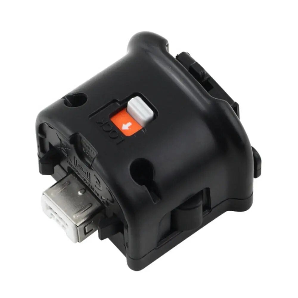 Original Wii MotionPlus Attachment - Black | Enhanced Motion Controls for Wii Games | Perfect for Sports, Action & Adventure Gaming