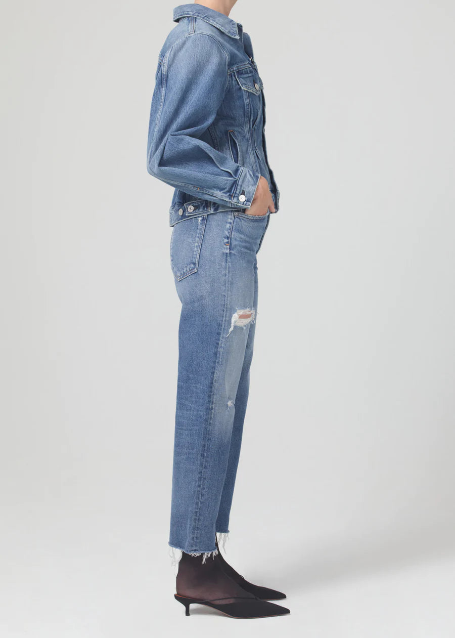 Daphne High Rise Stovepipe Jeans for Women - Arthouse Distressed Denim Pants - Perfect for Casual Outings, Street Style & Everyday Wear