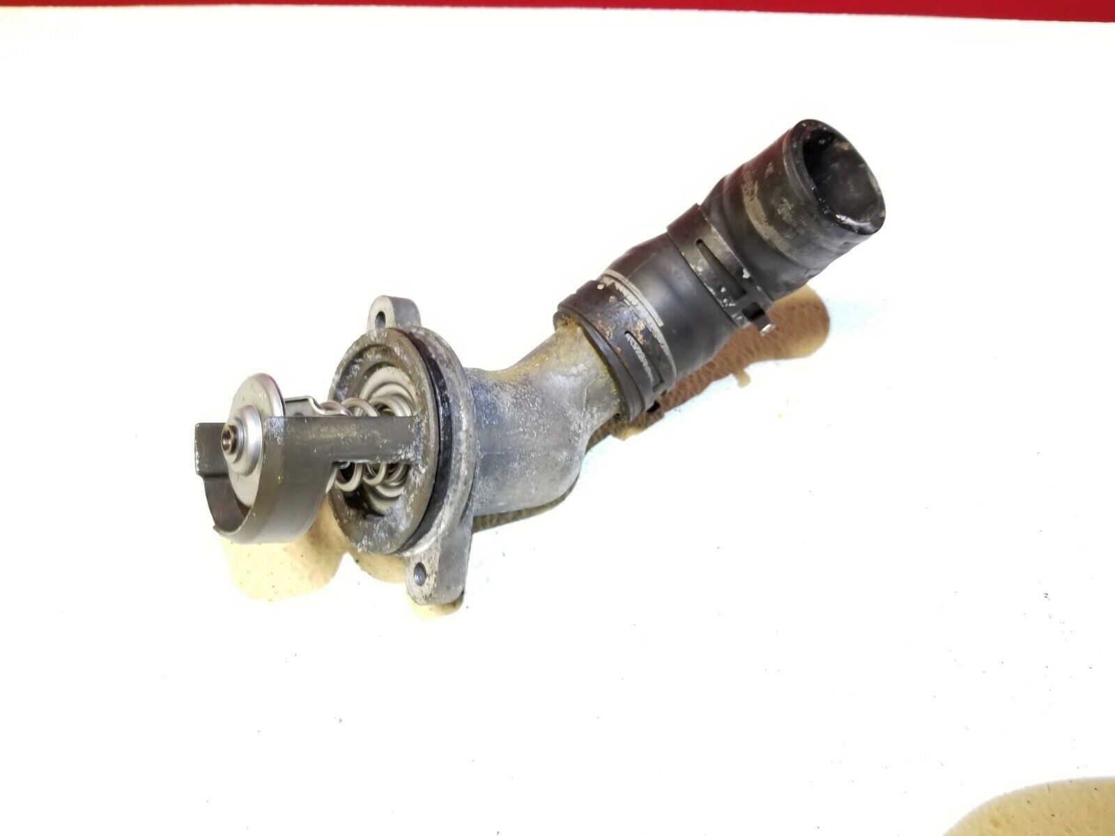 03 04 05 06 Audi A4 B6 3.0L Thermostat Housing OEM Replacement - Genuine Quality - Perfect for Engine Cooling System Repair & Maintenance