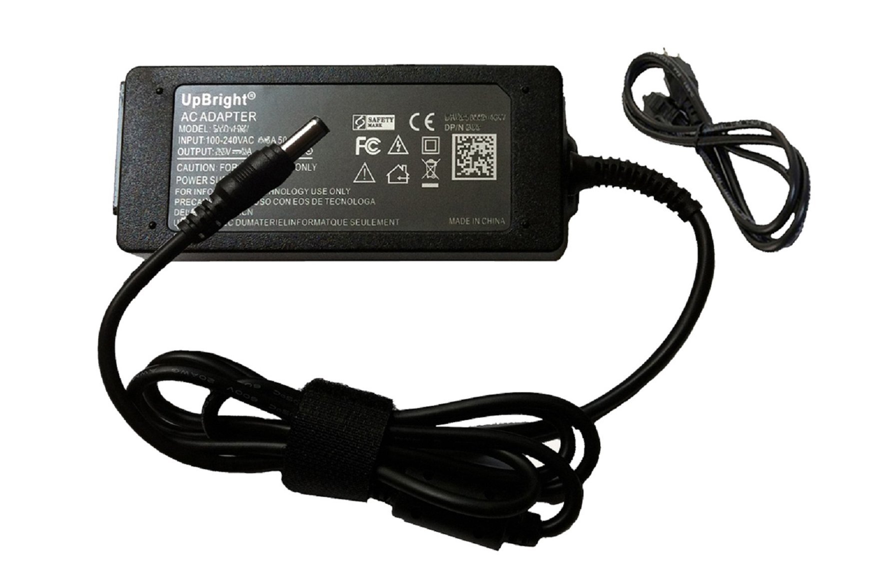 UpBright AC/DC Power Adapter for Vitek VT-EH Series DVR (VT-EH8/VT-EH16/VT-EH16/2T) - Replacement Charger Cord & Power Supply for Home/Office Security Surveillance Systems
