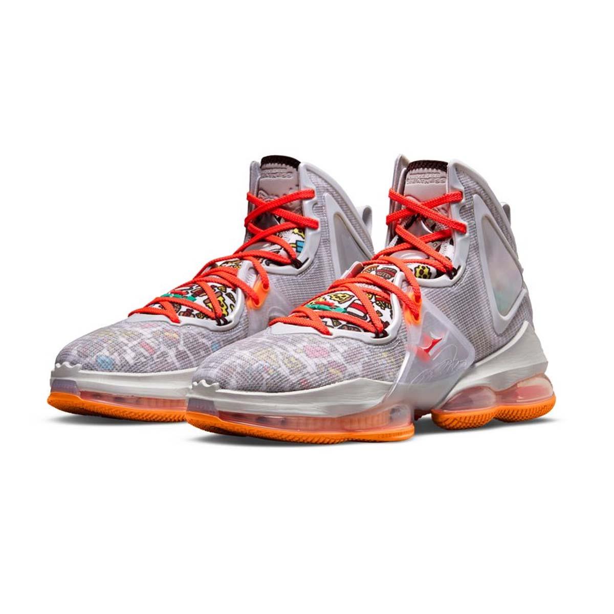 LeBron 19 'Fast Food' Basketball Shoes - Men's High-Performance Sneakers for Court Play & Streetwear Fashion | Best for NBA Games, Training & Casual Outfits