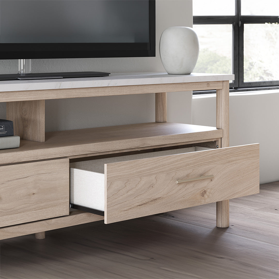 72 Inch TV Stand for Living Room - Modern Entertainment Center with Storage Shelves, Perfect for Flat Screen TVs up to 80 Inches - Ideal for Home Theater & Family Movie Nights