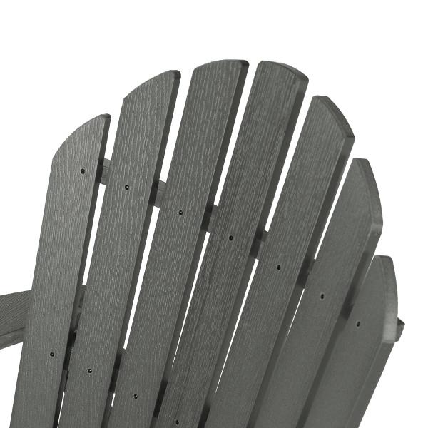Hamilton Outdoor Folding & Reclining Adirondack Chair - Portable Patio Lounge Chair for Backyard, Poolside & Beach - Weather-Resistant Comfort for Relaxing Outdoors