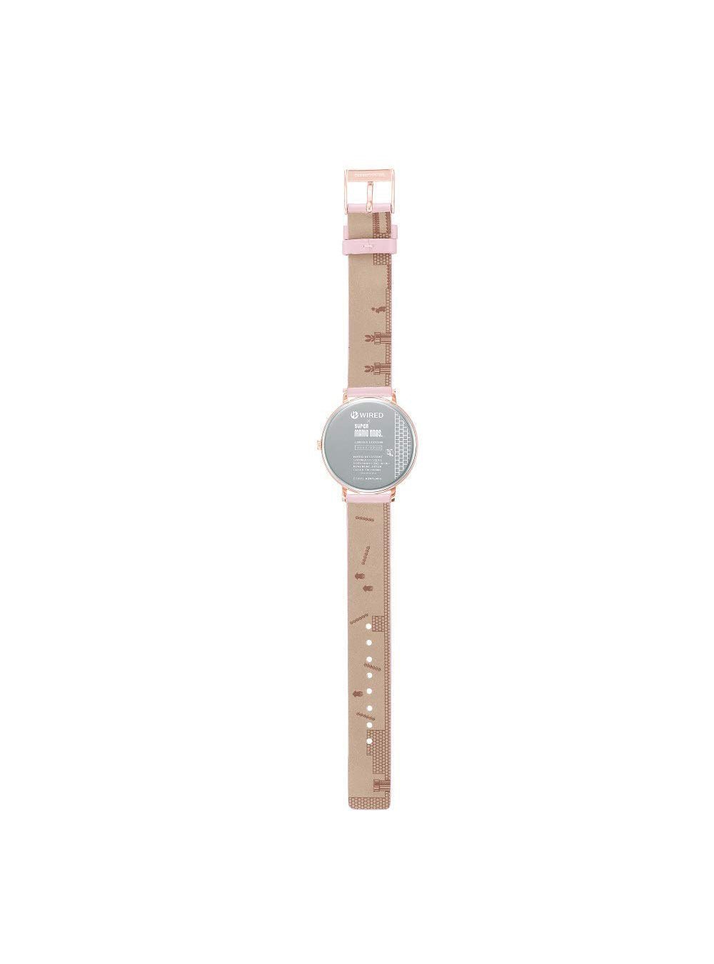 SEIKO WIRED × SUPER MARIO BROTHERS Limited Edition Watch AGAK707 - Retro Gaming Collectible for Men - Perfect for Nintendo Fans & JDM Enthusiasts - Ideal for Gaming Events, Cosplay & Gift Giving