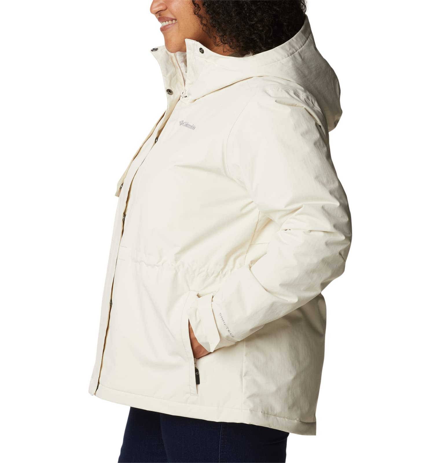 Columbia Women's Hadley Trail Jacket - Waterproof Hiking Jacket for Outdoor Adventures, Lightweight Windbreaker for Camping & Travel