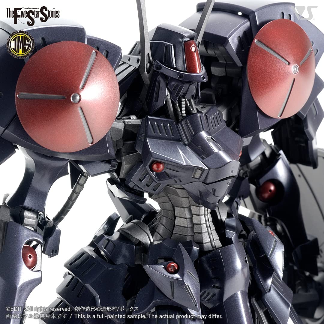 1/100 Scale Volks FSS IMS Black Knight Model Kit - High Detail Anime Mecha Action Figure for Collectors & Hobbyists - Perfect for Display, Custom Painting & Gundam Battles