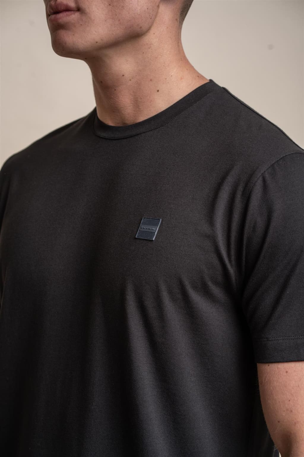Cavani Men's Black Bogart T-Shirt - Comfortable Cotton Casual Tee for Everyday Wear, Work & Outings