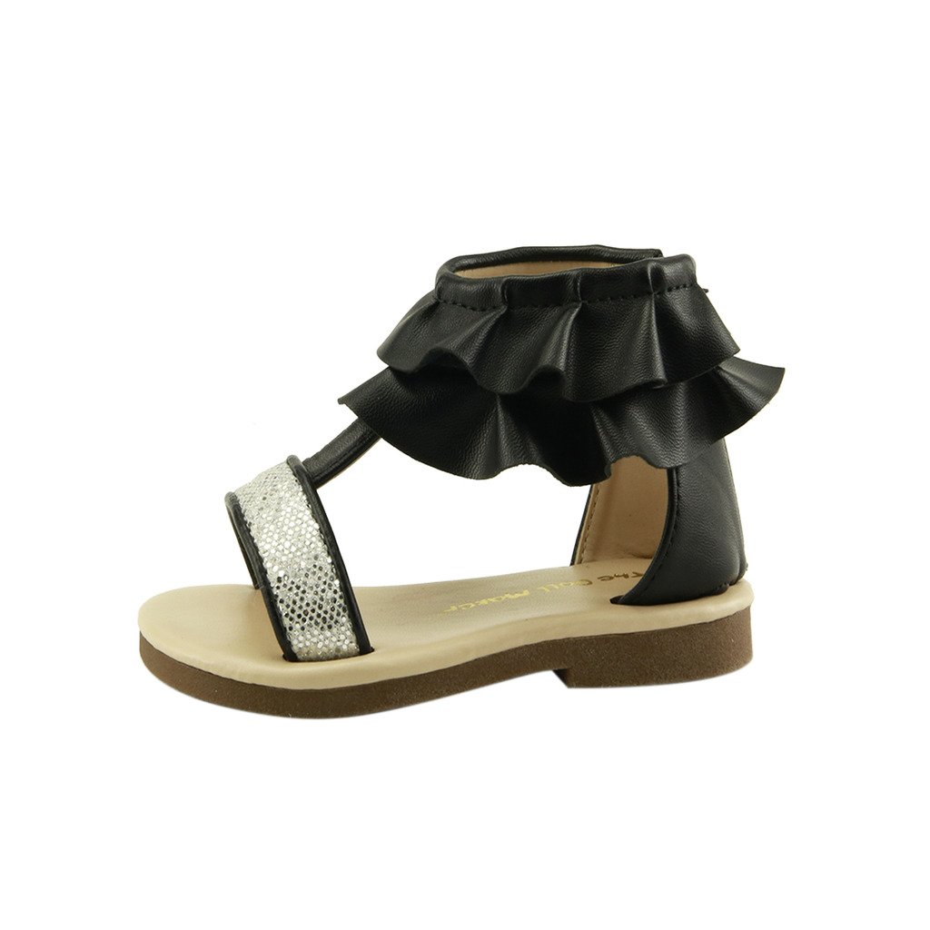 The Doll Maker Girls' Cute Strap Sandals - Comfortable & Stylish Summer Shoes for Beach, Party & Casual Outfits