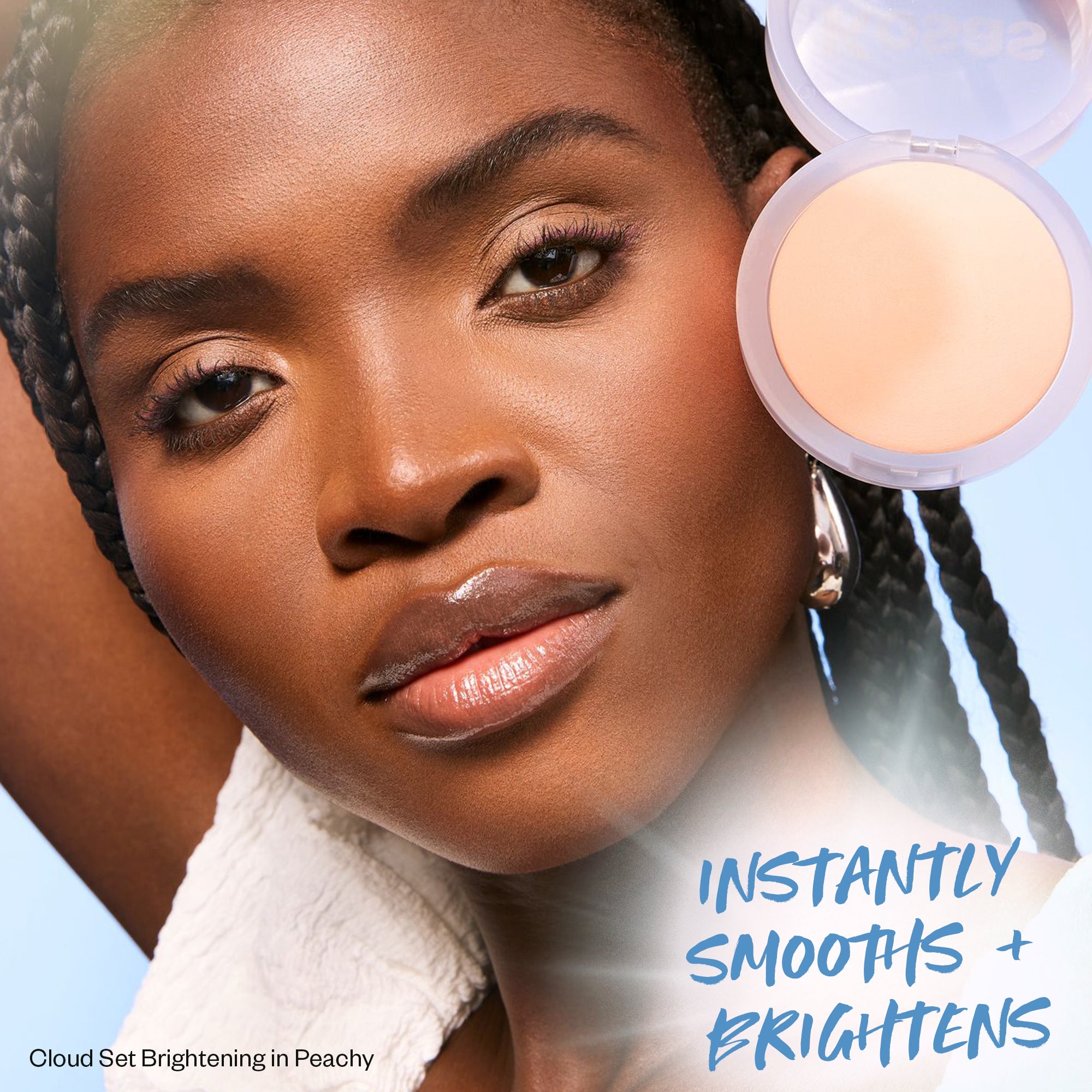 Cloud Set Brightening Powder - Translucent Loose Setting Powder for Flawless Makeup Finish | Oil Control & Shine Reduction | Perfect for Daily Wear & Special Occasions