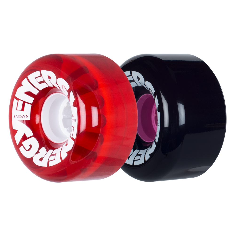 Radar Energy 65mm Skateboard Wheels 4-Pack - High Performance Wheels for Smooth Riding on Streets and Parks