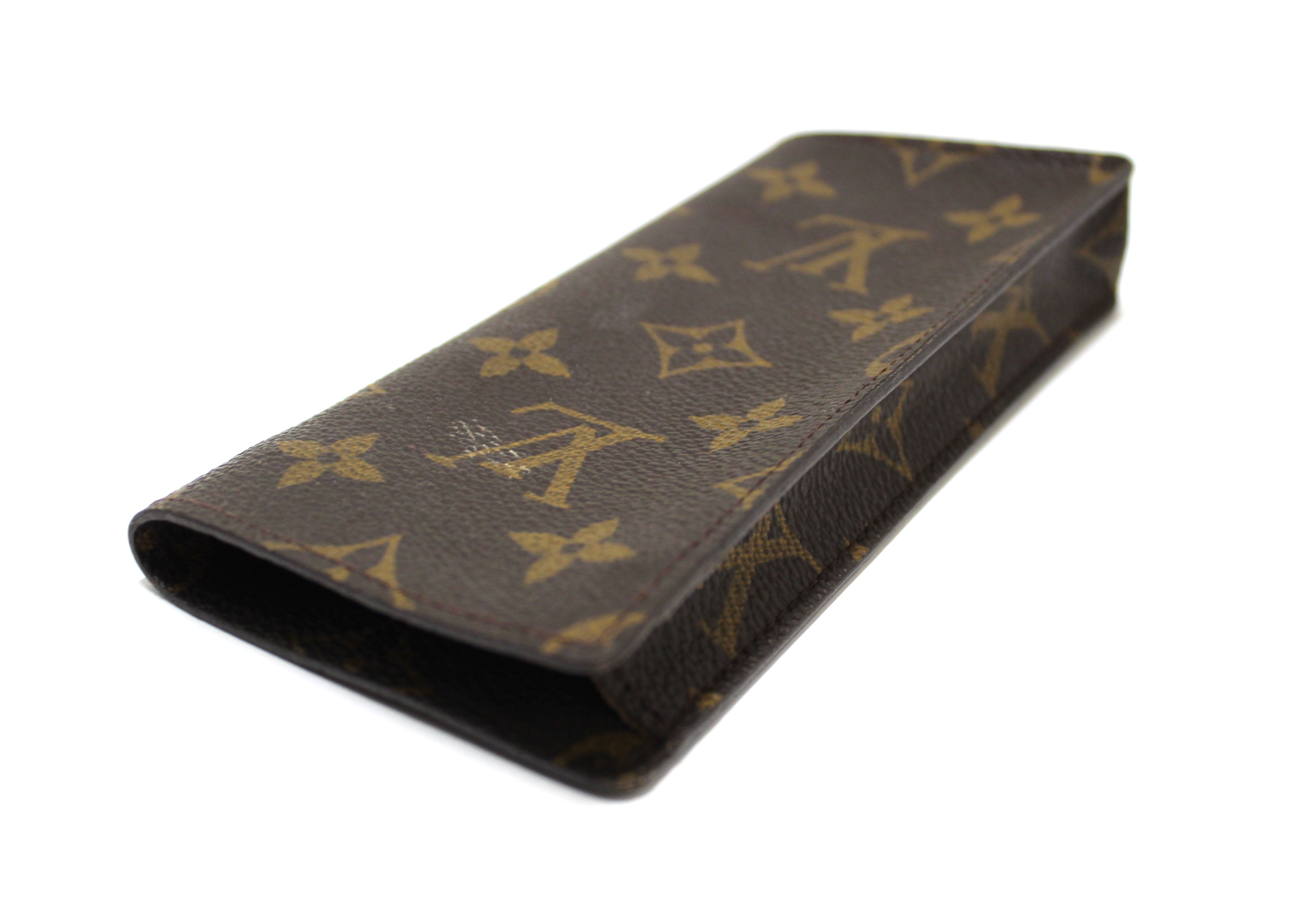 Authentic Louis Vuitton Monogram Canvas Glasses Case - Luxury Eyewear Storage for Sunglasses & Reading Glasses - Perfect for Travel, Work & Everyday Use