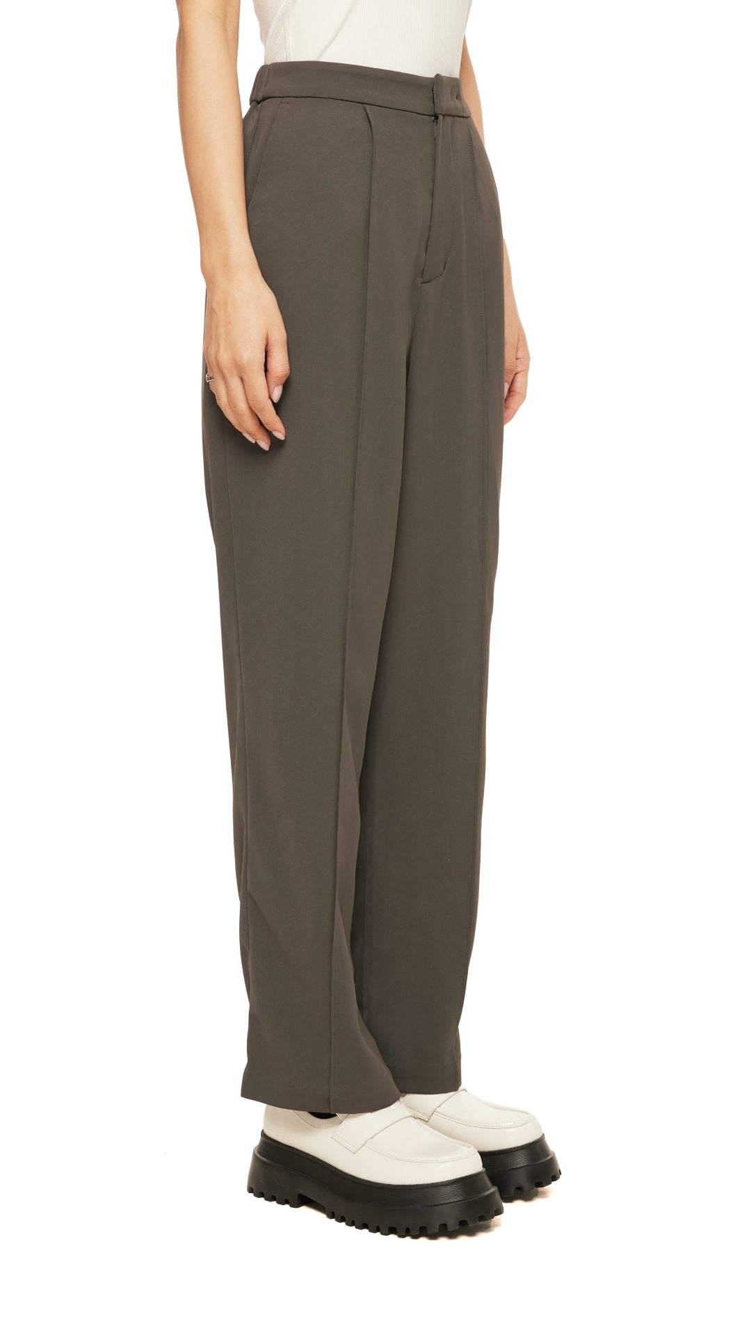 2 in 1 Convertible Straight Leg Pants for Women - Stretchable Comfort & Versatile Style - Perfect for Work, Travel & Casual Wear