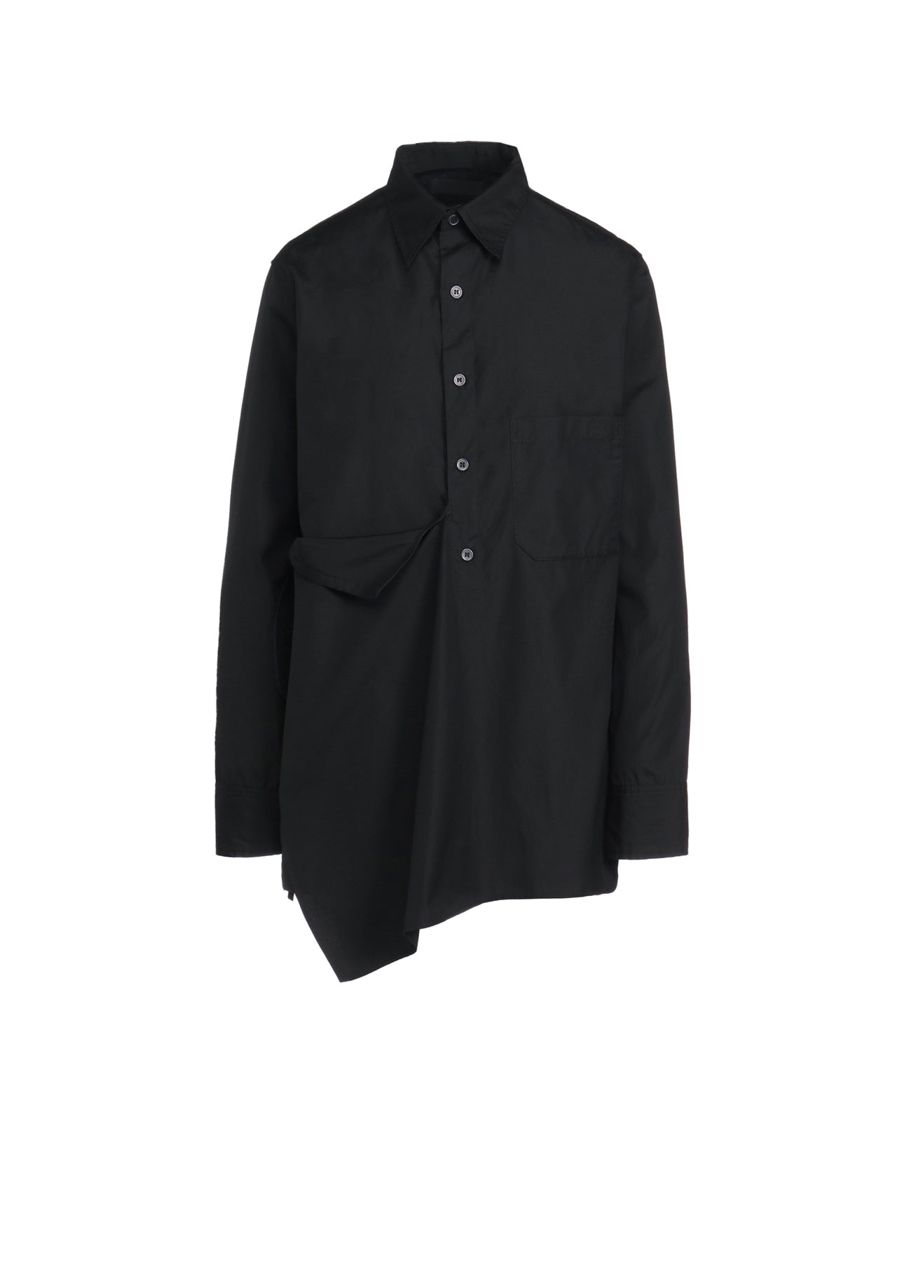 Soft Cotton Broad Cloth Draped Shirt for Women - Comfortable Loose Fit Blouse for Casual Wear & Office Outfits