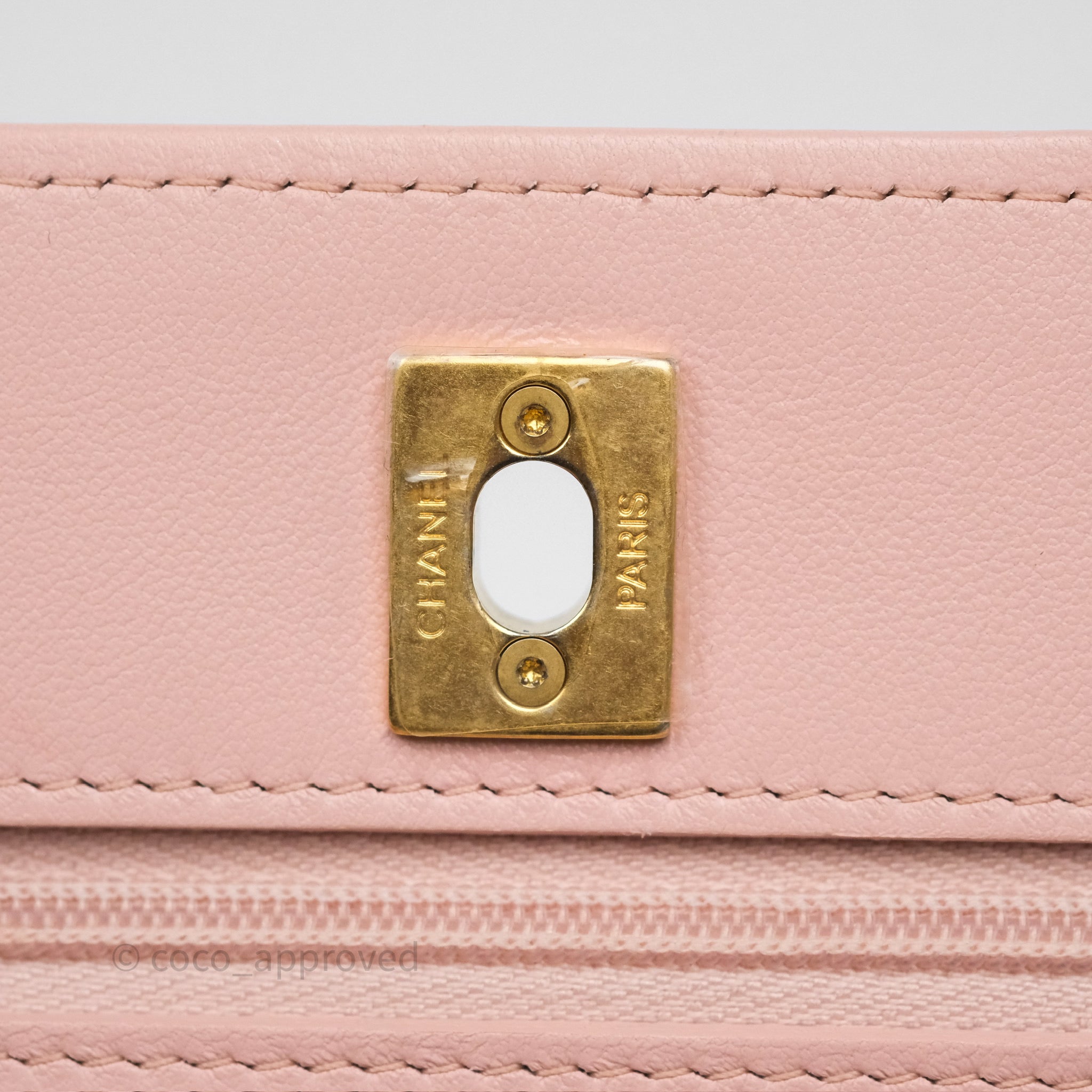 Chanel Camellia Crush Wallet on Chain WOC in Pink Lambskin with Aged Gold Hardware - Elegant Crossbody Bag for Women, Perfect for Parties, Dates & Evening Events
