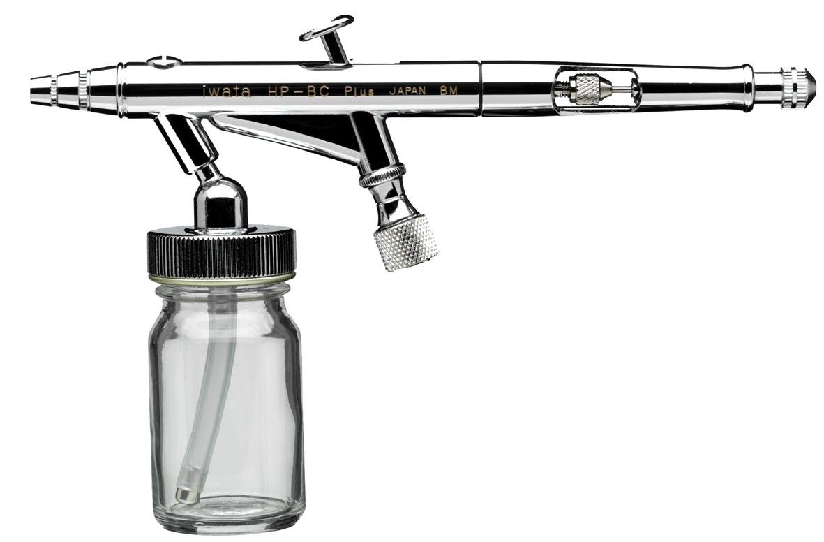 Iwata HP Plus Series Airbrush Kit - Professional Dual-Action Airbrush for Fine Art, Model Painting & Makeup - Perfect for Artists, Hobbyists & Cosmetologists
