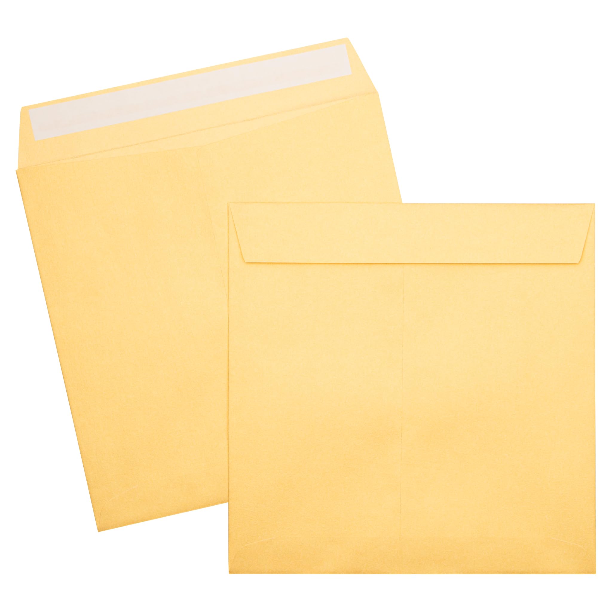Premium 8x8 Inch Gold Metallic Square Envelopes - 250 Pack (8565-07-250) for Wedding Invitations, Greeting Cards & Special Occasions