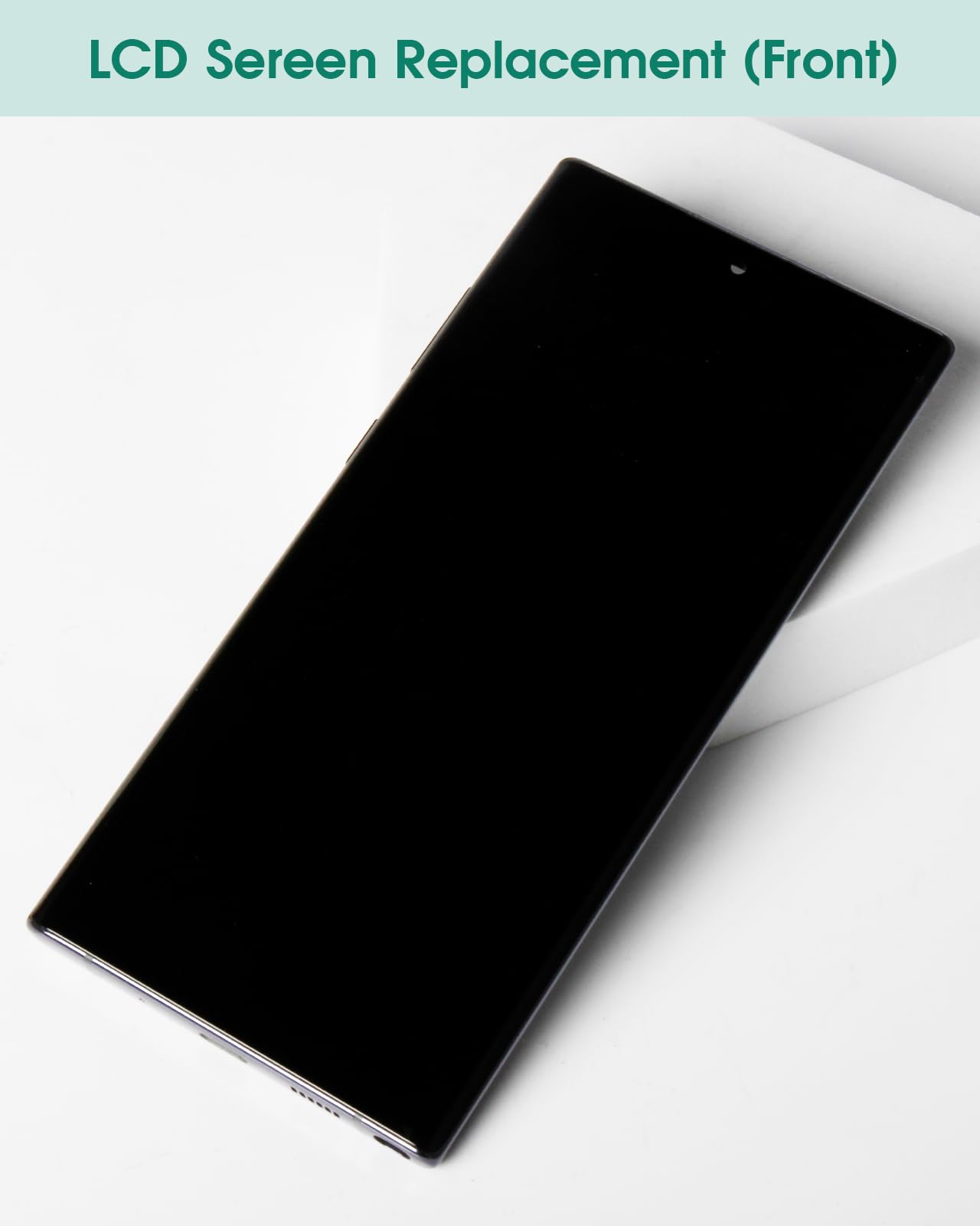 OLED Screen Replacement for Samsung Galaxy Note 10 Plus (SM-N975/SM-N976) 4G/5G LCD Touch Screen Digitizer Assembly with Frame - Black | Repair Kit for Cracked or Damaged Display | Perfect for DIY Phone Fixes & Professional Repairs