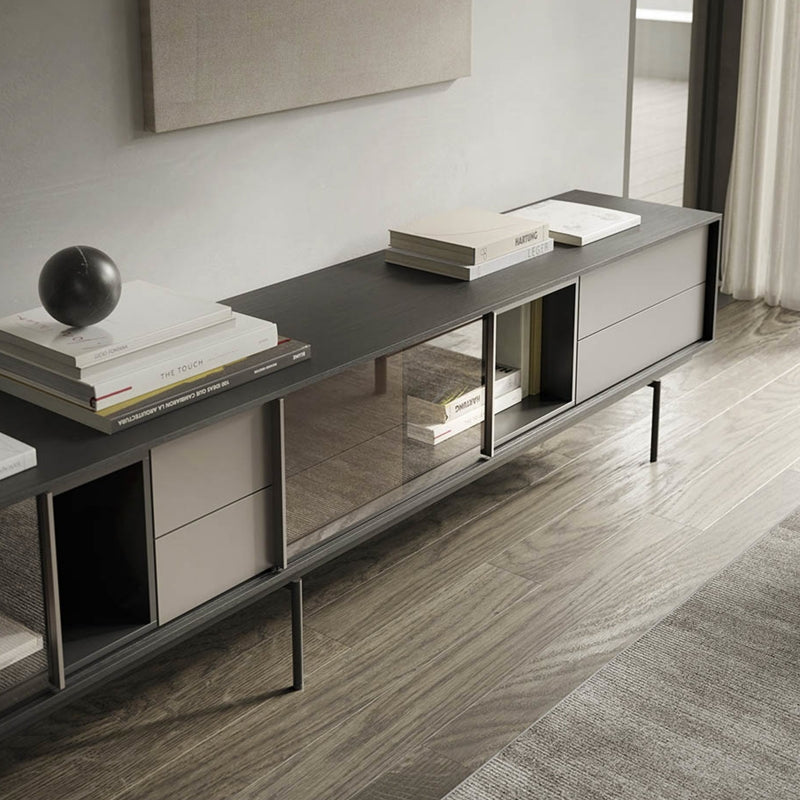 Aura A24 P37 Modern Sideboard Cabinet - Stylish Storage for Living Room, Bedroom, or Entryway - Perfect for Organizing Home Decor and Essentials