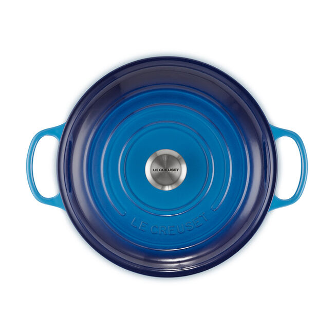 Le Creuset 4.7 Quart Enameled Cast Iron Braiser - Blueberry | Perfect for Slow Cooking, Roasting & Searing | Stovetop to Oven Safe | Ideal for Family Dinners & Entertaining